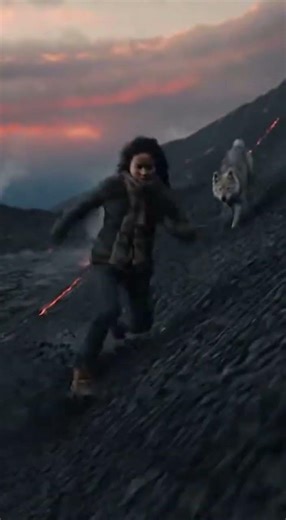 How to win a chase when you're outnumbered? Use FIRE. #animals #wildlife #wolfpack #wolf