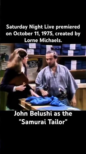 🎭 Samurai Tailor (1976) – A Snapshot of Early SNL