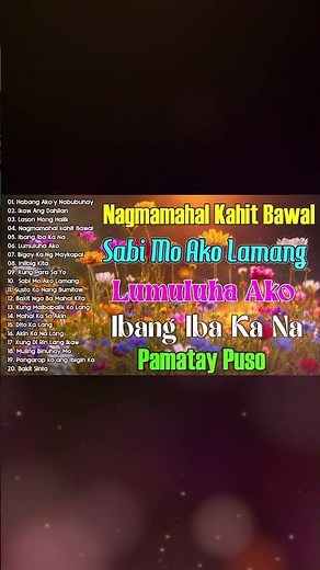 Habang Ako'y Nabubuhay 💘 Medley OPM Love Song | Tagalog Love Hits Tagos sa Puso ng 60s 70s 80s