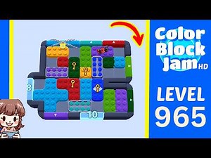 Color Block Jam Level 965 Solution Walkthrough
