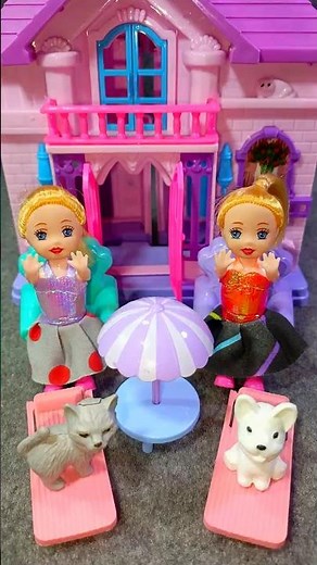 Satisfying Unboxing Cute Pink Barbie Doll Picnic Playset | Pets Toys Collection | ASMR | Review Toys