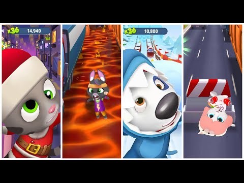 Talking Tom Gold Run - All Best Funny Fails