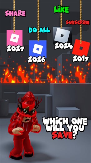 SAVE ONE, KILL THE Old vs New vs Future Roblox Logo 😱 #robloxshorts