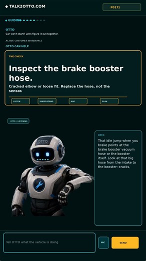 P0171 System Too Lean: The Brake Booster Hose Fix | OTTO