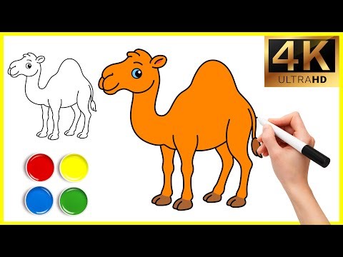 🐪 Cute Camel Drawing for Kids | Step-by-Step Camel Drawing Tutorial 🎨✍️