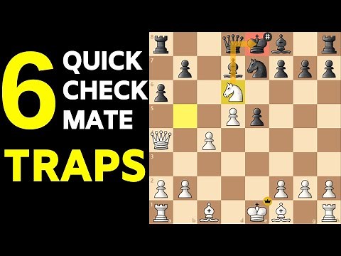 Top 6 Checkmate TRAPS | Chess Opening Tricks to Win Fast