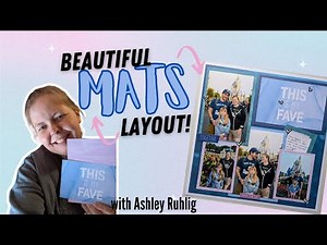 Scrapbook Layout Tutorial - Disney's Magic Kingdom Page