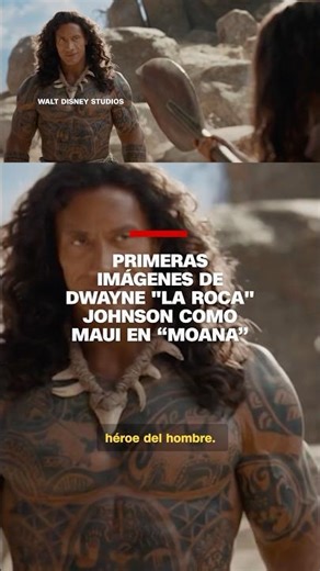 This is what Dwayne "The Rock" Johnson looks like in "Moana"