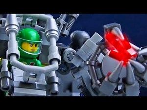 LEGO Using A Space Mech-Suit! | STOP MOTION | Astronaut's Alien Crystal | Billy Bricks