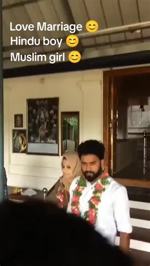 Love Marriage👩‍❤️‍💋‍👨 Hindu boy🕉️ Muslim girl🤲☪️ #love_marriage❤️ #intercast #hindu_muslim #Jay_shree_ram