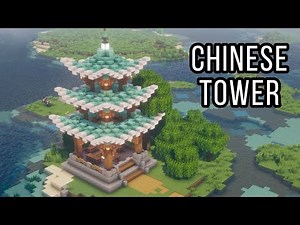 Minecraft Tutorial:How to Build a Chinese Tower.