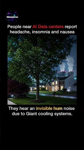 People living near AI data centers are reporting strange “hum” noises 😳