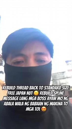 REBUILD THREAD BACK TO STANDARD SIZE FREE NUT REBUILD SPLINE Yamaha🛵 Suzuki 🛵 Honda 🛵 message or call lang mga boss #09665839724/09274158673 ayaw mo ng abala walang babaan ng makina mga boss service walk in pwedeng pwede call lang kayo mga boss🫡 motor shop address 1029 samar st sampaloc manila | AE VLOGS