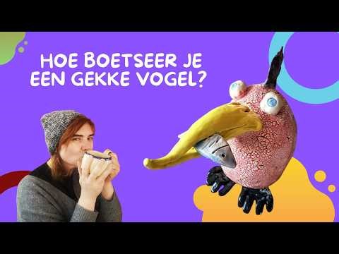 Hoe boetseer je een Gekke Vogel? 🐦 (Nederlandse ondertiteling onder Nederlands (België))