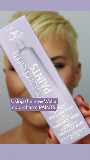 Get The Look with Wella Steel Amethyst and Silver Lilac Paints