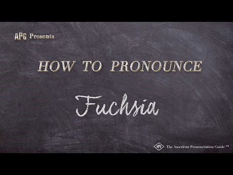 How to Pronounce Fuchsia (Real Life Examples!)