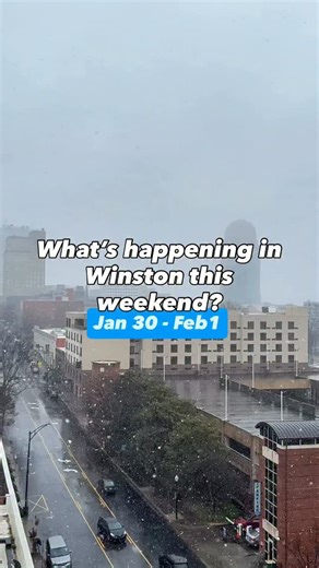 ⛄ Your Winston weekend guide is here. With snow expected, a few events may be impacted. Always double-check event pages before heading out. Friday, January 30 💠NASCAR Clash Fan Preview 📍Winston-Salem Fairgrounds Event Center, 10am-2pm 💠NASCAR Clash Hauler Parade 📍Research Parkway on the way to Bowman Gray, 2:30pm Saturday, January 31 💠The Clash: Practice, Qualifying, and Madhouse Classic Modified Race 📍Bowman Gray Stadium, 1:45pm 💠UNCSA Concert: “Happy Birthday, Mozart!” 📍UNCSA: Watson H