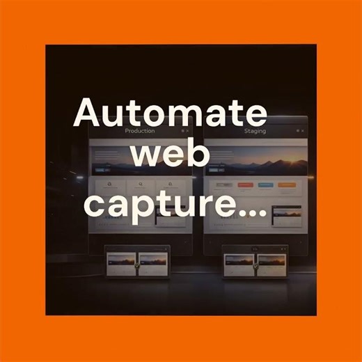 Automate web capture