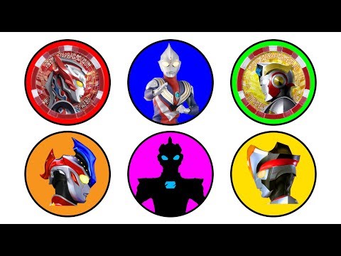 Ultraman Toys: Ultraman Tiga, Ultraman Ginga, Ultraman Decker, Ultraman Victory, Ultraman Titas