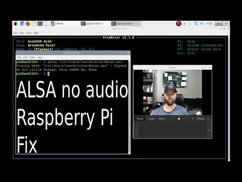 ALSA No audio fix Raspberry Pi 4