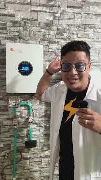A piece of equipment you can't be without at home. Hybrid solar inverter