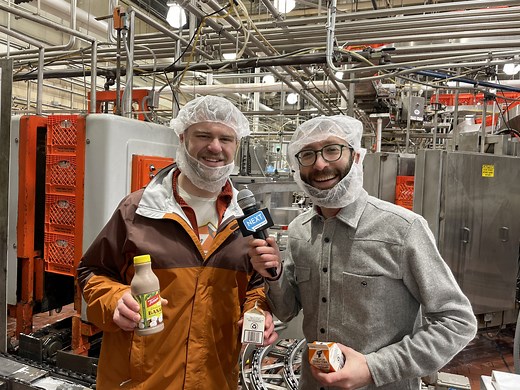 Visiting the iced tea factory at Turner Dairy Farms