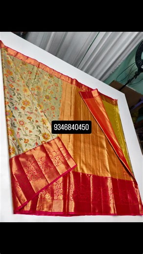 Sri Kanaka Durga collections on Instagram: "🎎🥮Festival collection new sarees 🛍️👌 #4D Meena Kari semi Kanchi pattu sarees 😍 #Premium quality sarees 😍😍 #Price 3499+free shipping 🛍️"