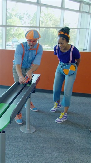 GO Blue Car! #blippi #irl #meekah | Cars & Truck Videos for Kids | #shorts