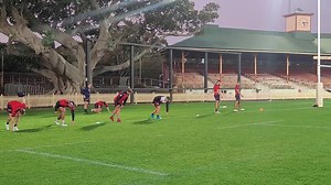 Twilight training on a stunning winters night at the home of the Bears, North Sydney Oval #magic @northsydneyoval #whowasfastest | North Sydney Bears