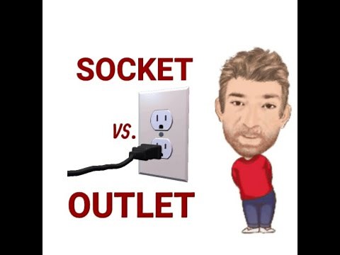 The Difference Between Socket and Outlet - Lesson (724) English Tutor Nick P