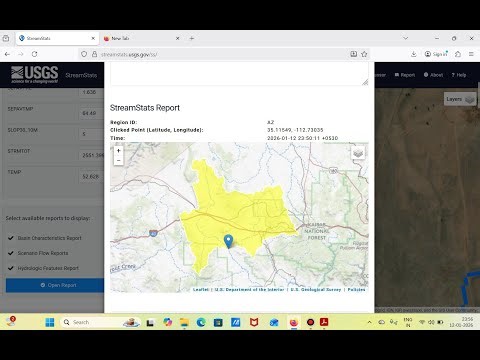 How to get Design Storm from USGS Streamstat application