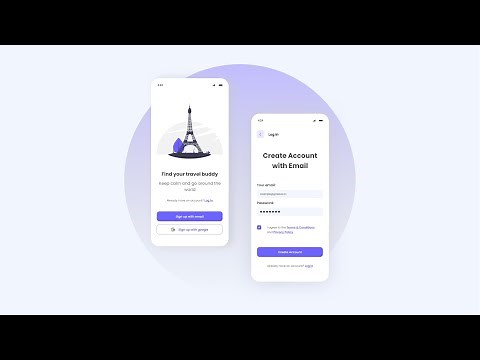 How to Design Sign Up Page Using Figma | Figma Design Tutorial