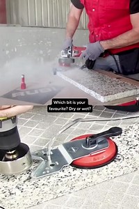 Cual es tu broca preferida, perforación en humedo o en seco? Sabías que la perforación en humedo te dará un acabado perfecto y la perforación en seco rapidez y larga vida util. 😎😎💪💪😜😜😜 | Quim Rubi Tools