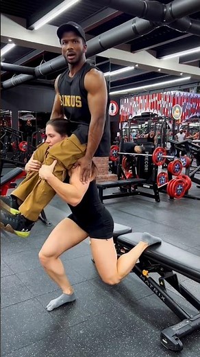 My human Dumbbell 🔥 #1millonveiws #motivation