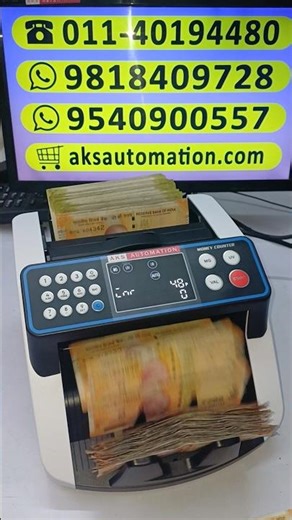 TechEdge: Note Counting Machine with Duplicate Currency Detector Features ✨ #shorts #cashmachine