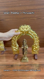 Small size Prabhavali / Thiruvachi | Thugil Decorations