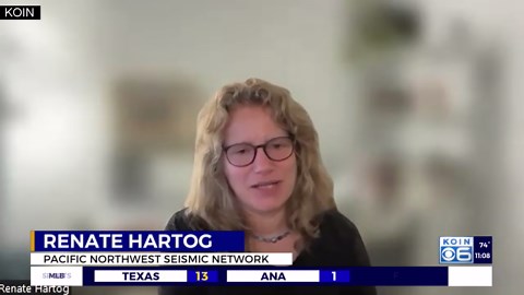 Earthquakes and lightning in the PNW