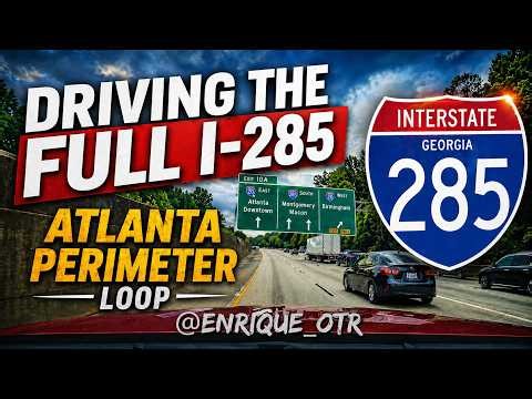 4K - Driving the FULL I-285 Atlanta Perimeter Loop | Insta360 Ace Pro 2