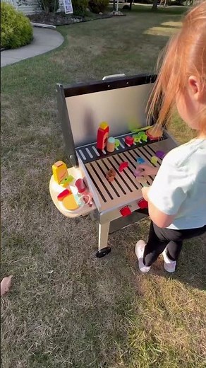 Honest Review of OOOK Wooden Play Barbecue Toy Grill, Kids Grill Playset with Toy Food and Grilling