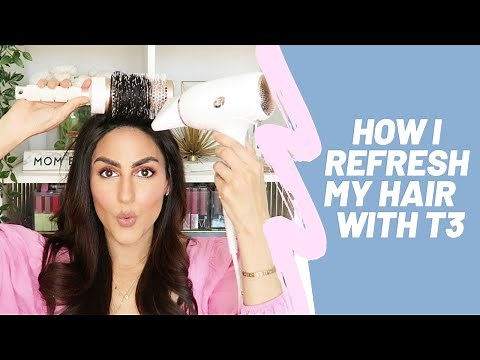 NEW T3 Fit Hair Dryer - Review +Lazy Girl Hair Tips | Ami Desai