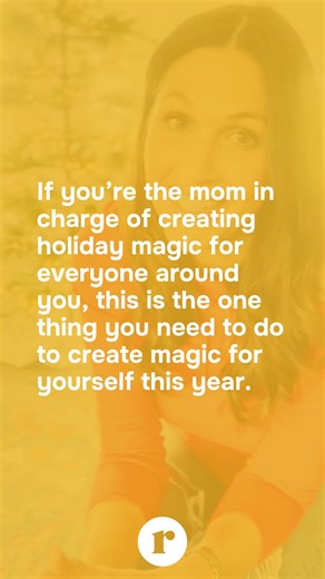 Ruth Soukup | Midlife Health & Mindset Coach on Instagram: "SHE MAKES MAGIC FOR EVERYONE ELSE👇 But what about YOU? You’re the glue. The magic-maker. The one who makes sure the stockings are hung, the cookies are baked, and the Christmas jammies actually match. You create the memories, the traditions, the sparkle. And honestly? You wouldn’t have it any other way. But let’s just tell the truth here… Somewhere between the gift lists, school parties, and Amazon returns, you started disappearing. Yo