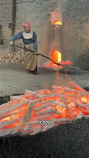 This charcoal is harder than wood #shorts #satisfying #interesting