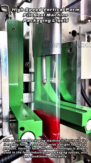High Speed Vertical Form Fill Seal Machine Packaging Liquid