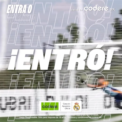 ¡Juega en Codere Ahora! Regístrate y Obtén 1,000 de Regalo y un Bono de Bienvenida de Hasta 7,000 para Apoyar al Real Madrid. | Codere