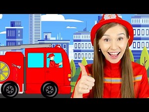 Firefighter Song for Kids - Fire Truck Song | Kids song by Tim and Essy