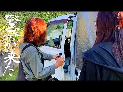 Light truck hood tragic! Why did the policeman come? Light truck DIY camper Yukikaze