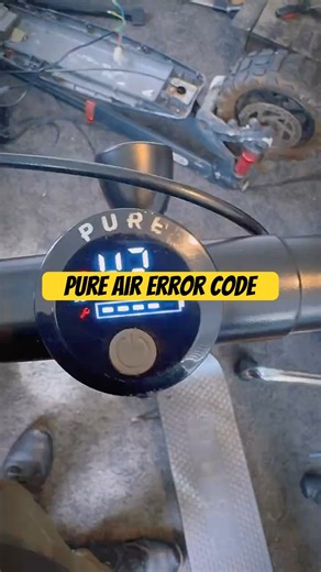 Pure air first generation error h2 #foldingscooter #electricvehicle #escooter #foryou