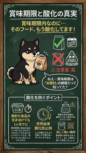 賞味期限内なのに大丈夫？ドッグフードの酸化と正しい保存