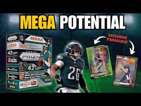 HOTTEST Football Product on the MARKET!🚨 Product Review: 2024 Panini Prizm Football Mega Box
