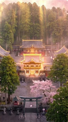Have you seen Nikko like this? 🌸 | Golden Shrine & Sacred Fortune | 日光東照宮